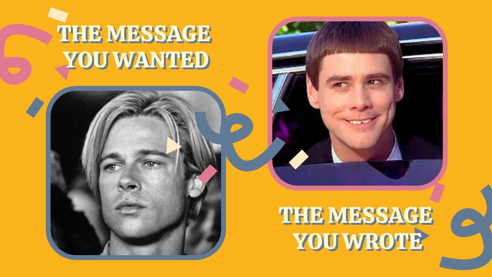 Brad Pitt and Jim Carey meme